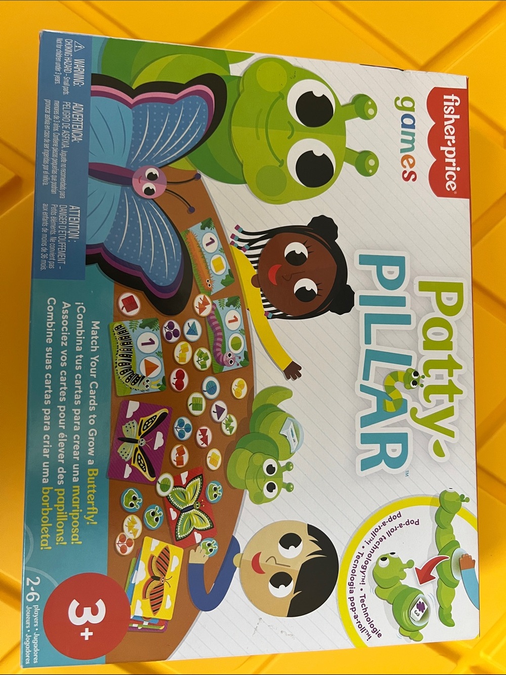 Fisher-Price Patty-Pillar Kids Matching Game - Green